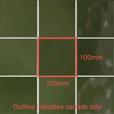 100x100 Martina Irish Green Gloss Tile