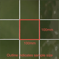 100x100 Martina Irish Green Gloss Tile