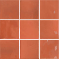 100x100 Martina Terra Ross Gloss Tile