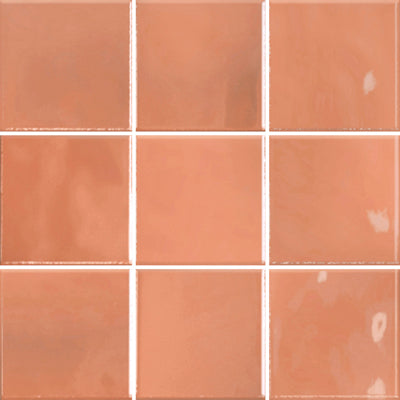 100x100 Martina Pink Gloss Tile