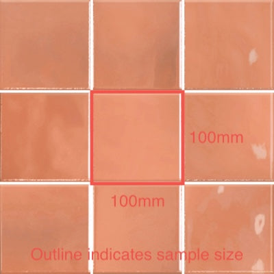 100x100 Martina Pink Gloss Tile