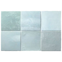 132x132 Maria Aqua Gloss Tile