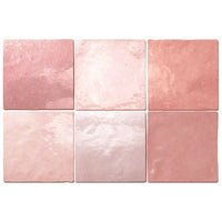 132x132 Maria Rose Mallow Gloss Tile