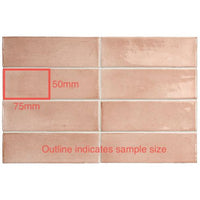 50x150 Giulia Orchard Pink Gloss Tile