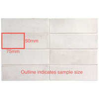 50x150 Giulia White Matt Tile