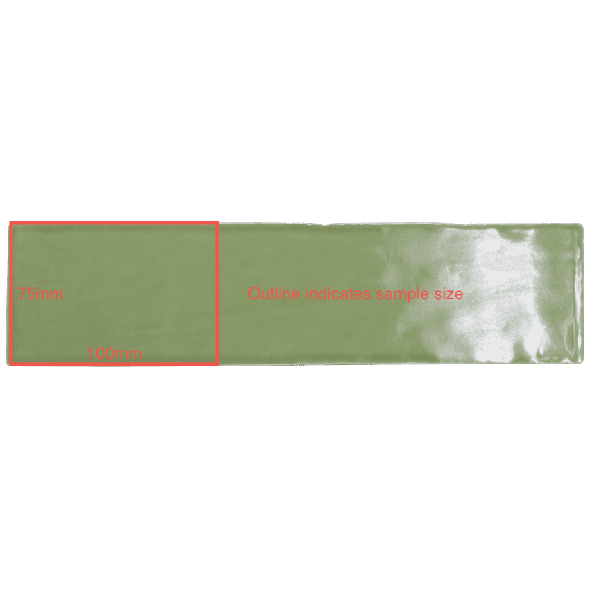 75x300 Andrea Olive Gloss Tile