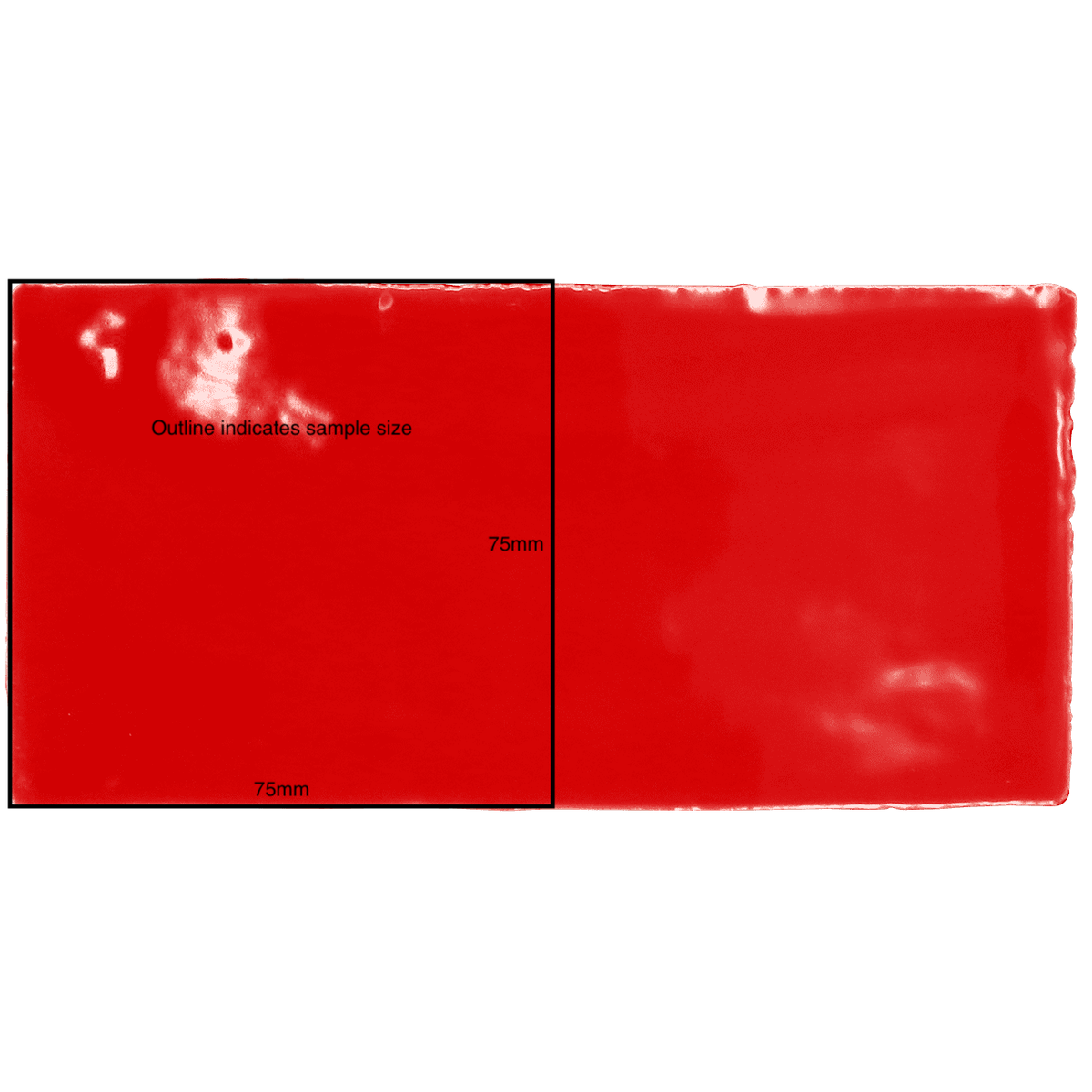 75x150 Andrea Rojo Gloss Tile