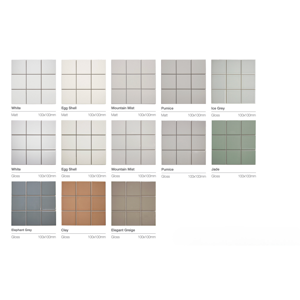 100x100 Stella Cley Gloss Tile