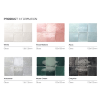132x132 Maria Aqua Gloss Tile