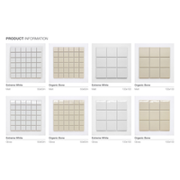 50x50 Stefano Organic Bone Matt Tile