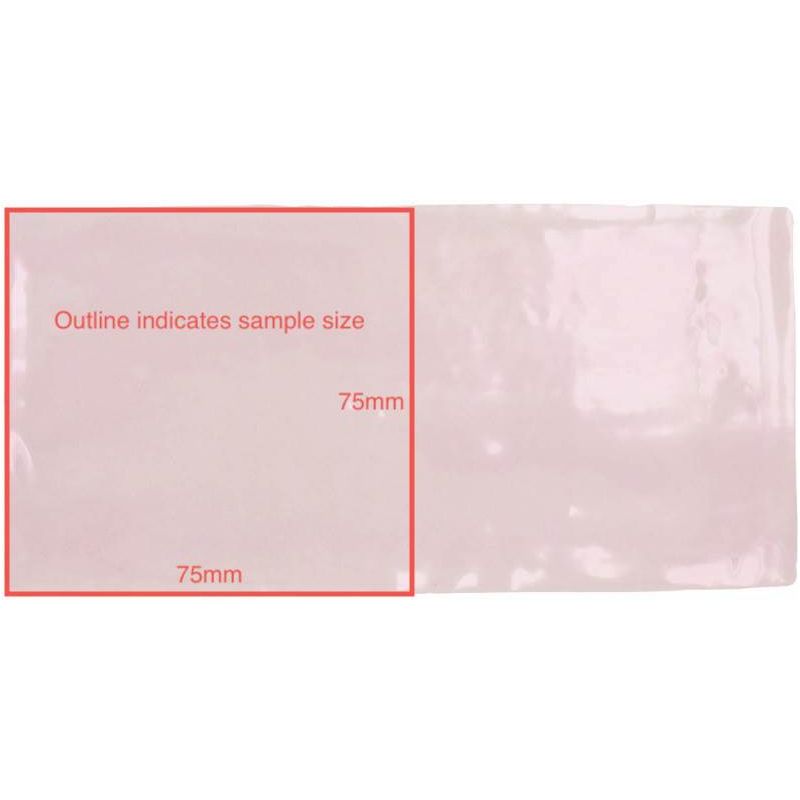 75x150 Andrea Soft Pink Gloss Tile