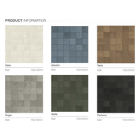 100x100 Carlo Carbone Matt Tile